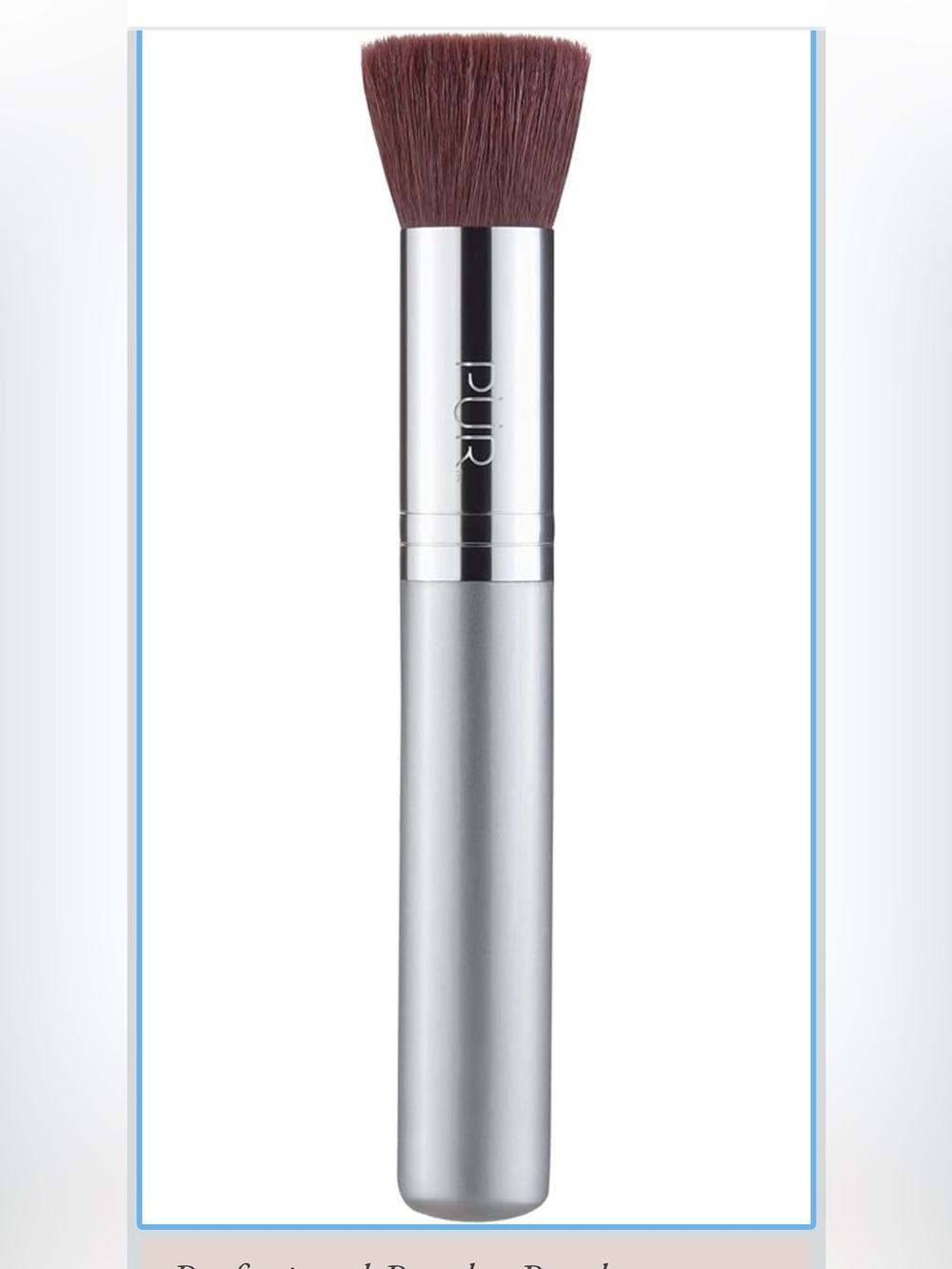 PÜR MINERALS Chisel Brush, Flat Top Makeup Brush(202)